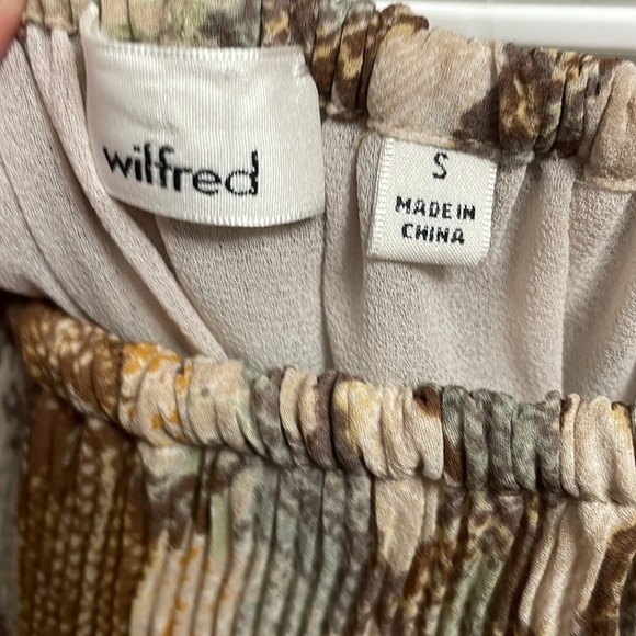 Aritzia Wilfred Talence Blouse Snake Print - Picture 4 of 6